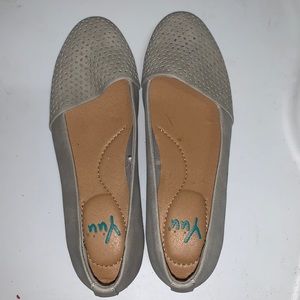 *New* Yuu Gray perforated flats.